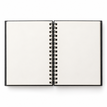 Wirebound Blank Sketchbook