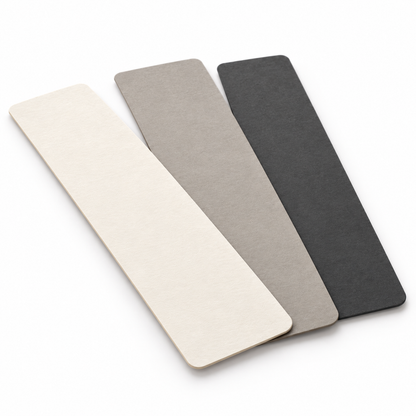 3-Piece Plain Paper Bookmark Set
