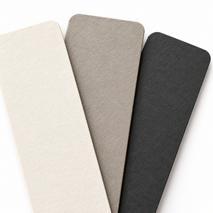 3-Piece Plain Paper Bookmark Set