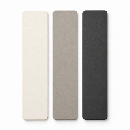3-Piece Plain Paper Bookmark Set