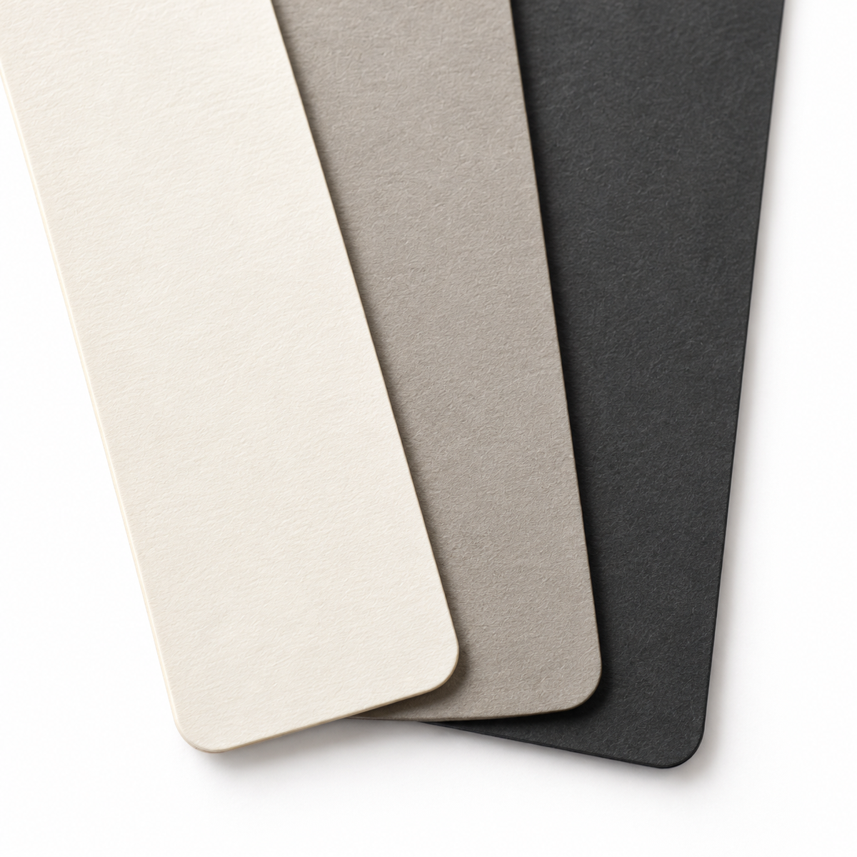 3-Piece Plain Paper Bookmark Set