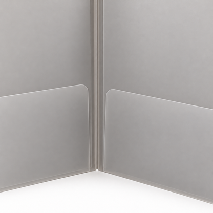 3-Piece Two-Pocket Plastic Folder Set