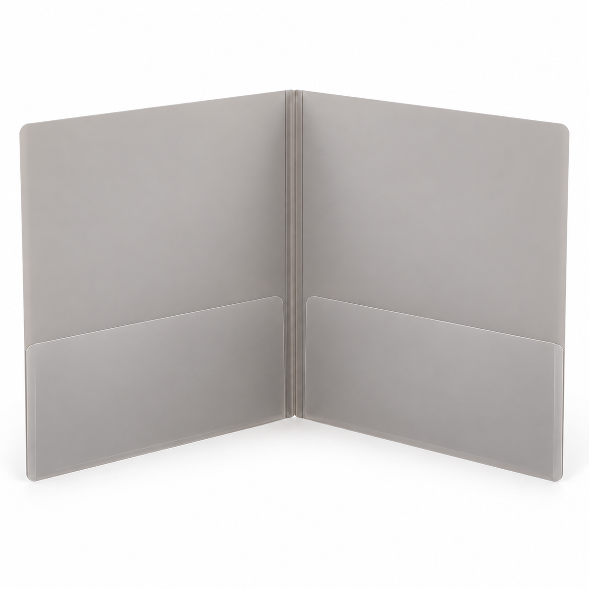 3-Piece Two-Pocket Plastic Folder Set