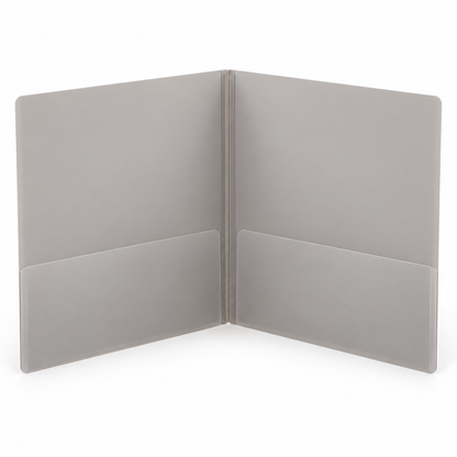 3-Piece Two-Pocket Plastic Folder Set